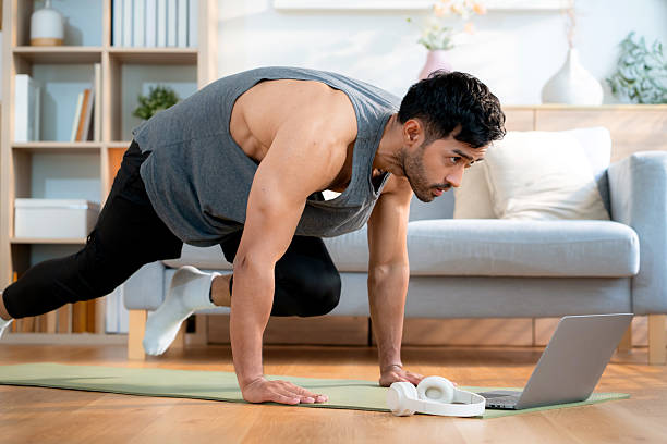 personal fitness trainer at home