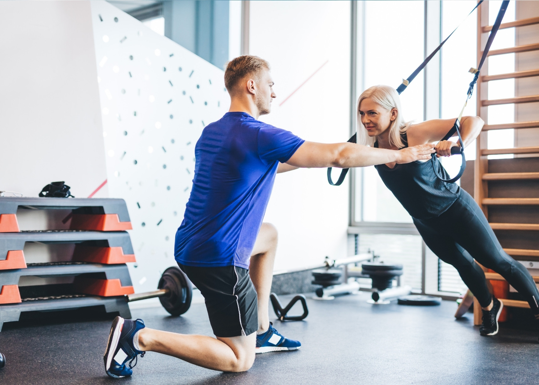 personal fitness trainer at home